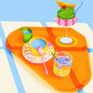 affiche cafe pastel 2