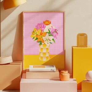 affiche douceur florale 3